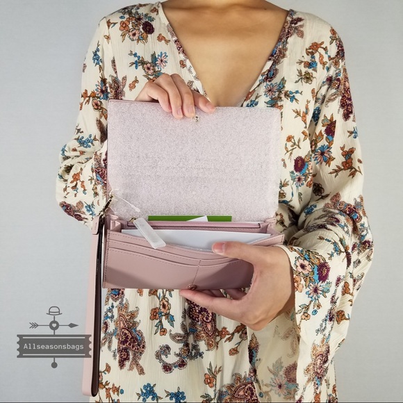 Kate spade Linney Baldwin Street Dusty Pink Wallet - Picture 4 of 7